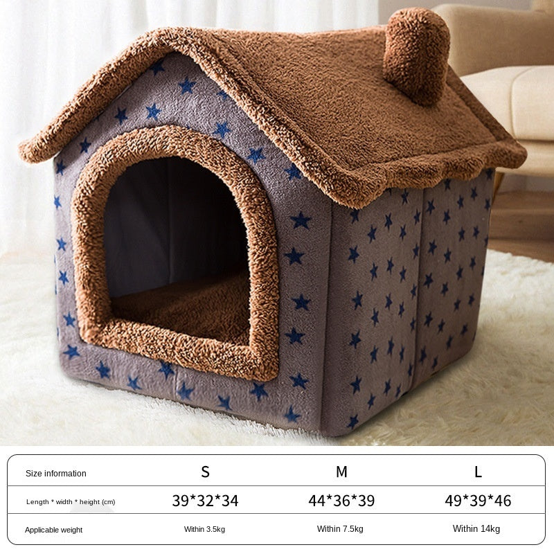 Small Pet Bed for Dogs & Cats – All Seasons